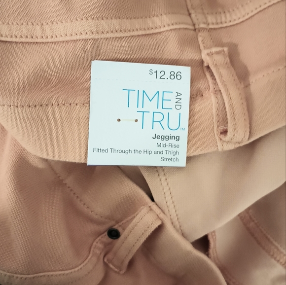 Ladies Mustard Yellow Jegging - Picture 3 of 4